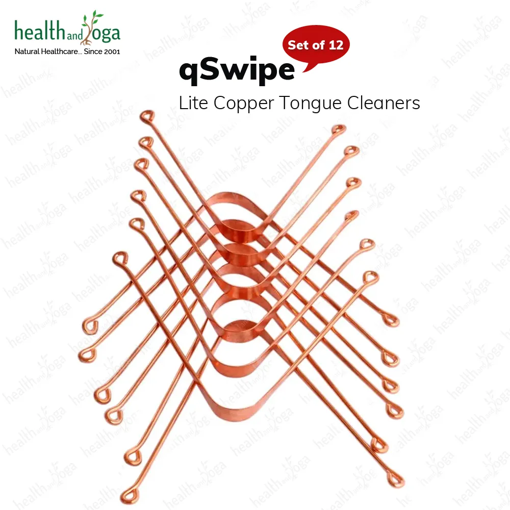 qSwipe Lite Copper Tongue Cleaners Economy Pack