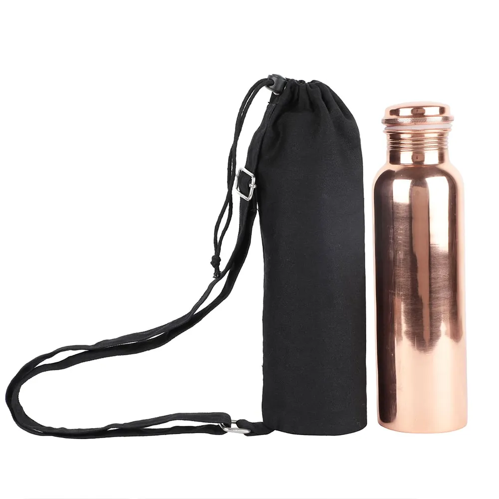 Copper Bottle with Sling Bag