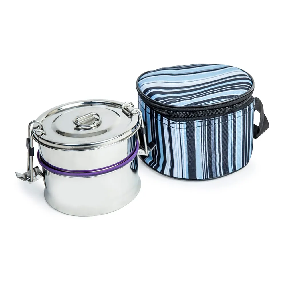 2 Leak Proof and Stainless Steel Food Carrier