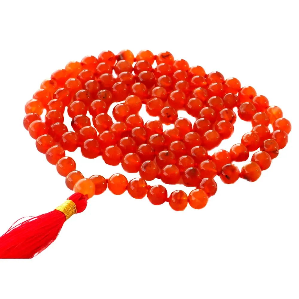 Red Carnelian - Mala Beads
