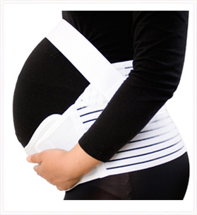 White Maternity Support Belt